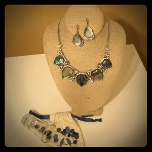 𝅺Chloe& Isabel Necklace and matching pierced earrings